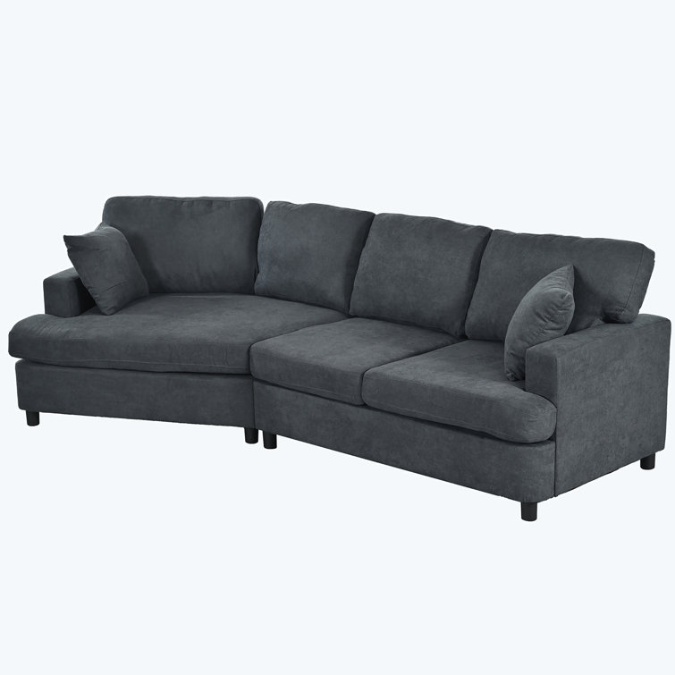 Couch with 2025 removable back cushions